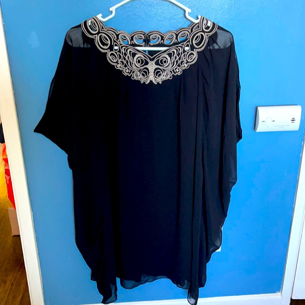 Love Stitch brand black flowy dress